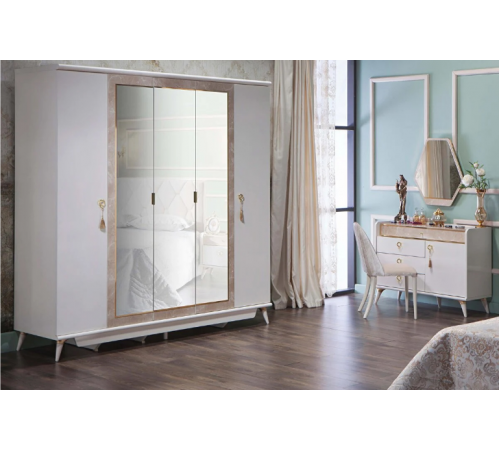 Шкаф платяной Монреаль (Monreal) 5-ти дверный