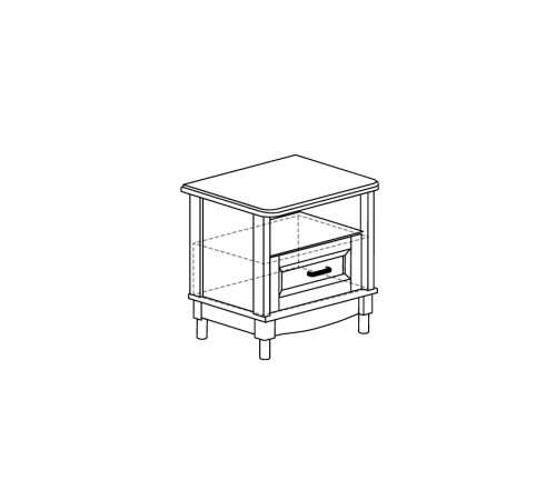 Тумба прикроватная Прованс 413