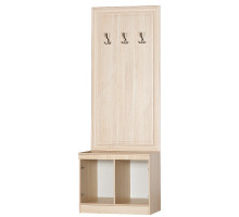 Тубма с вешалкой для прихожей Инна 620 светлая